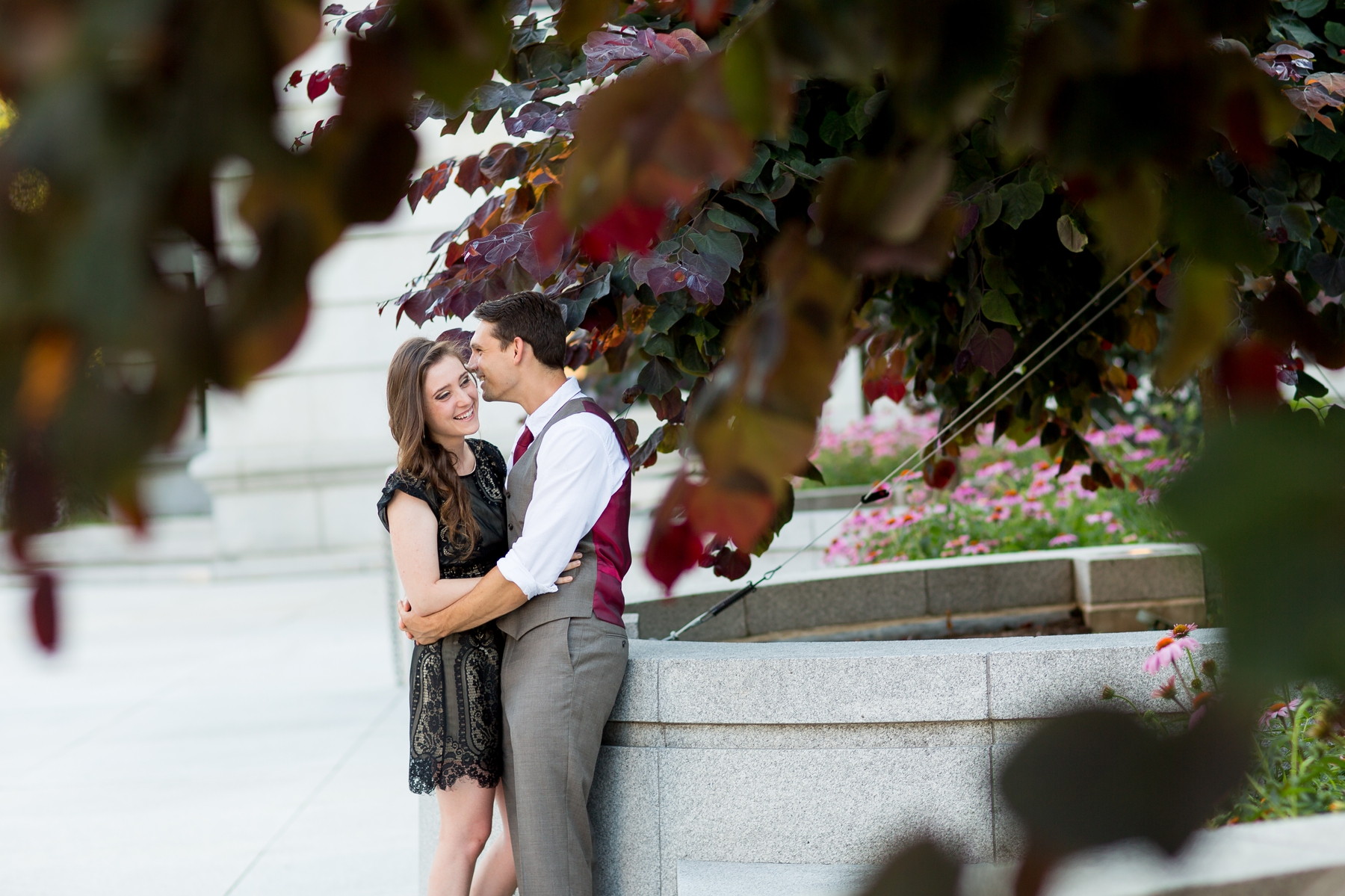 harrisburg capitol building, visiting front street susquehanna river engagement photos